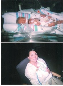 Colin (born at 26 weeks, 2lbs 7oz) and mom, Dawn