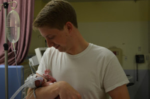 Lily with dad, Max