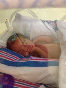 Baby Dominic in the NICU